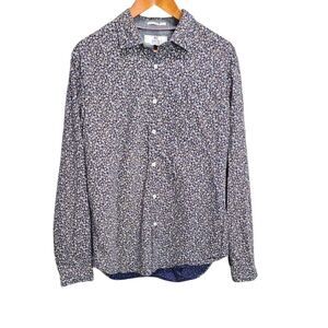 MBX Men's‎ Floral Button Down Shirt Size Medium